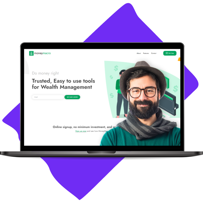 Money Macro a FinTech Web app developed by CodeFreaks